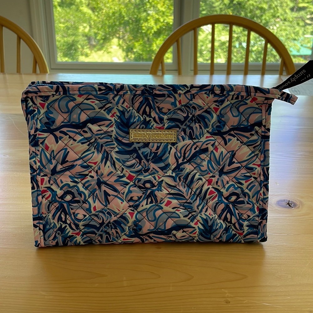 NWOT. Simply Southern cosmetic bag.